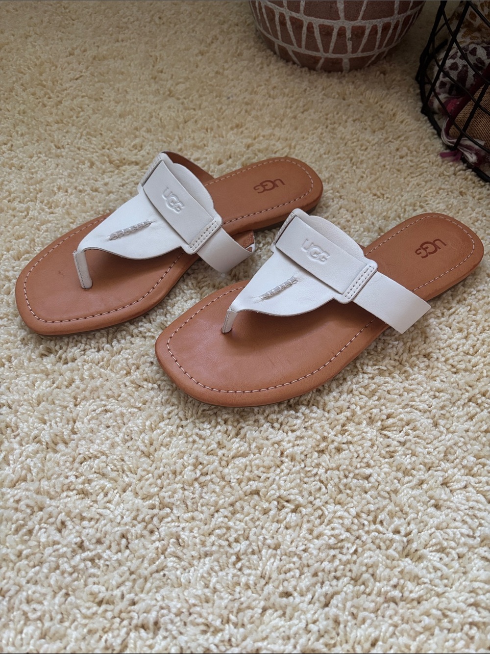 Ugg white sandal